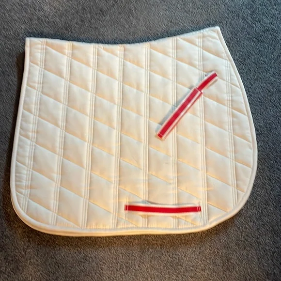 white dressage horse saddle pad - Picture 1 of 5
